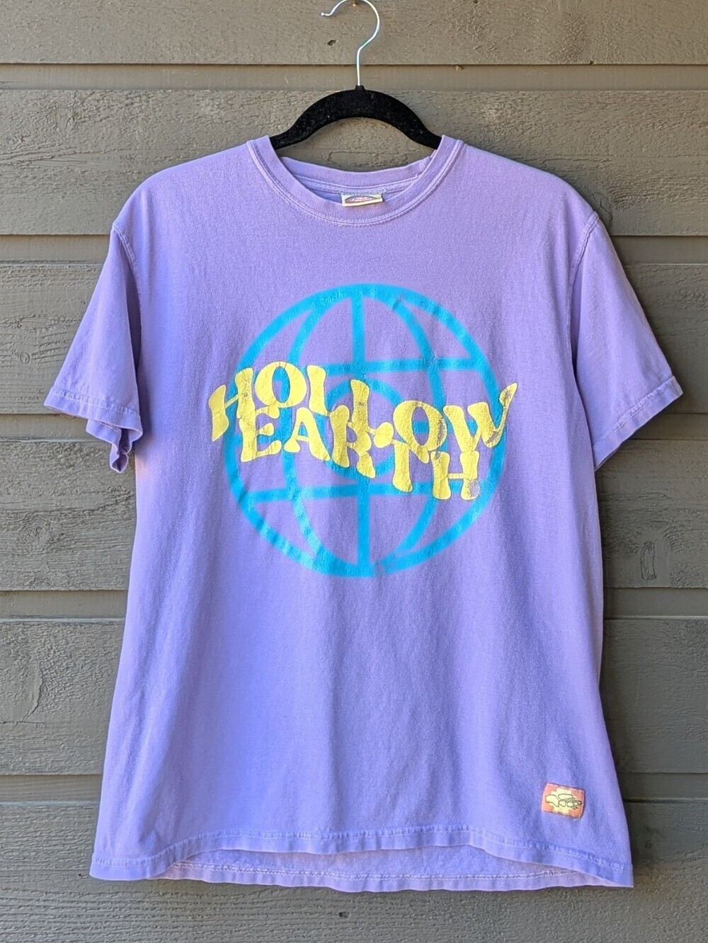 Original Shuai Ge Shuaiyote Hollow Earth Lavender Short Sleeve Tee Stem Tetrapod